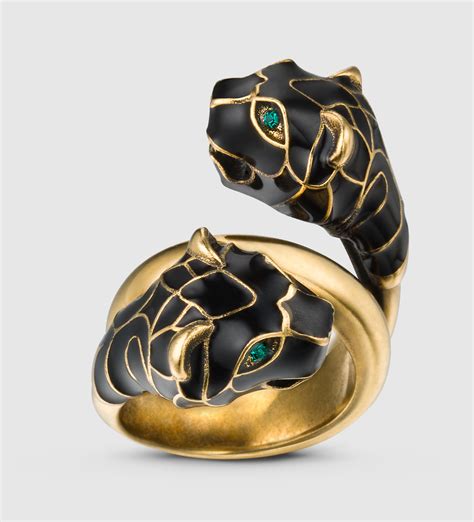 tiger head ring gucci|More.